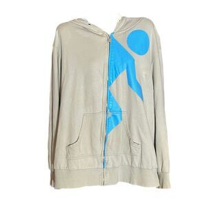 Vintage Think Geek Portal Test Candidate Zip Up Hoodie M Preowned